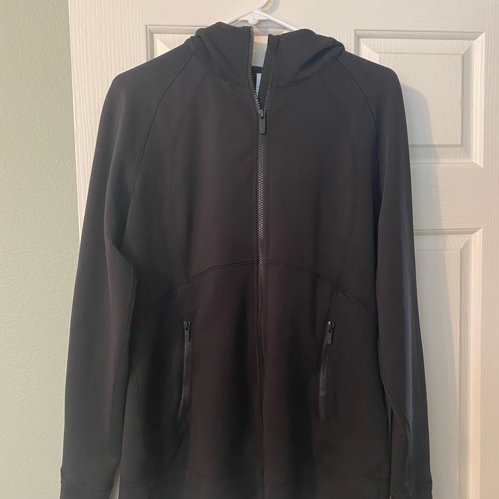 Black Lululemon athletica zip up jacket